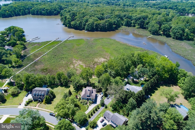 4873 Anchors Way, Galesville, MD 20765 - view of property location featuring a nearby body of water and a forest