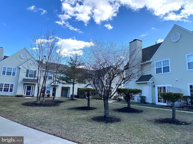 exterior space featuring a yard