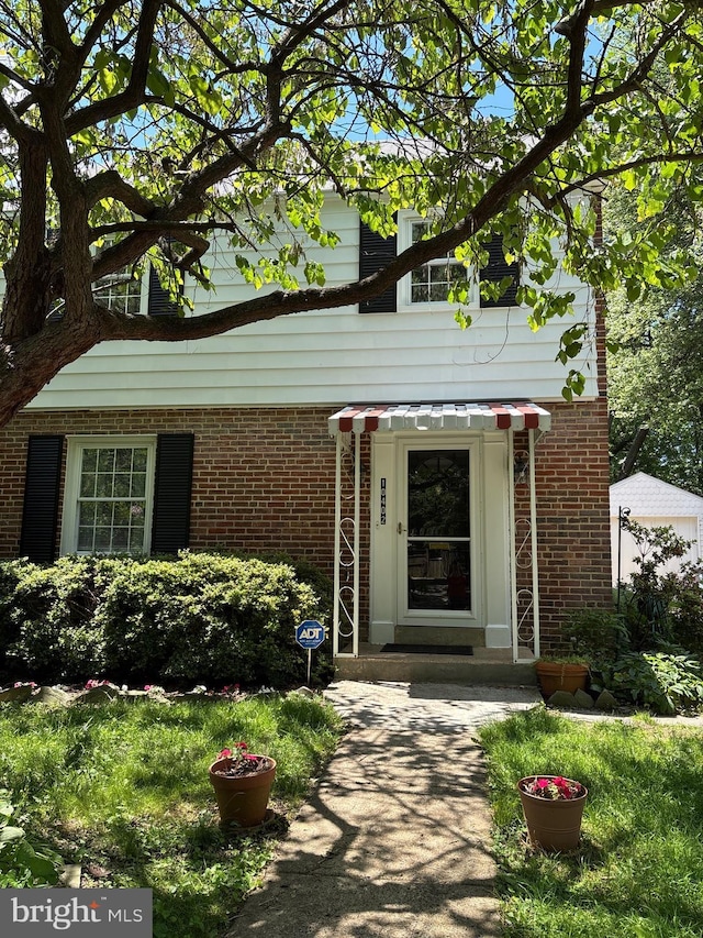 10402 Hayes Ave, Silver Spring, MD 20902 - entrance to property featuring brick siding