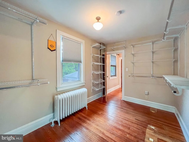 6 Washington Ave, Norristown, PA 19403 - spacious closet featuring radiator heating unit and hardwood / wood-style floors