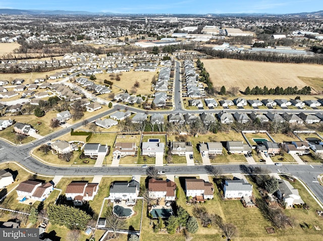 birds eye view of property featuring a residential view