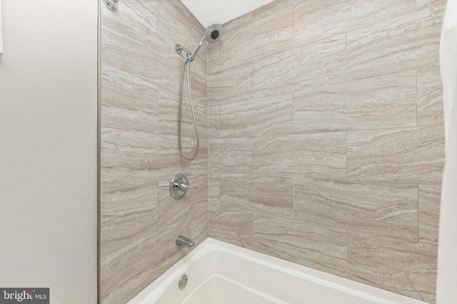 full bathroom featuring shower / tub combination