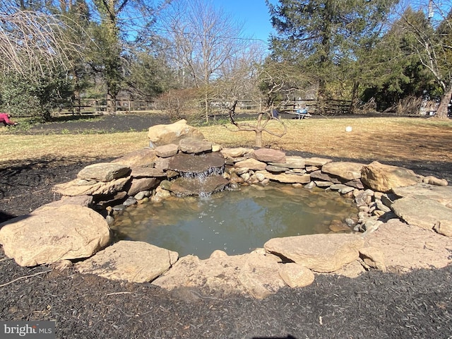 view of water feature