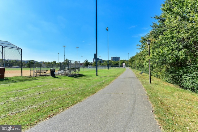 view of road with street lighting