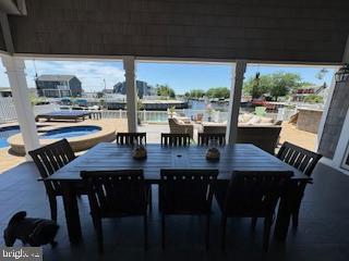 view of dining room