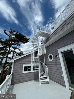 exterior space with stairs