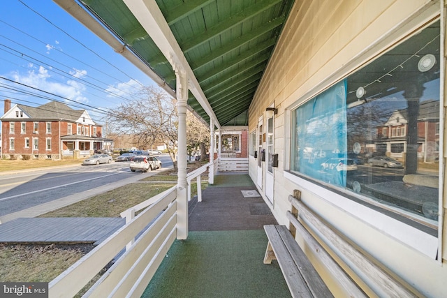 view of patio / terrace featuring a porch