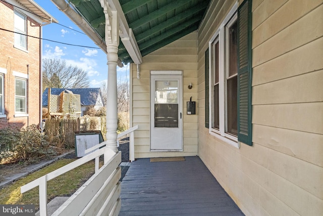 view of property entrance