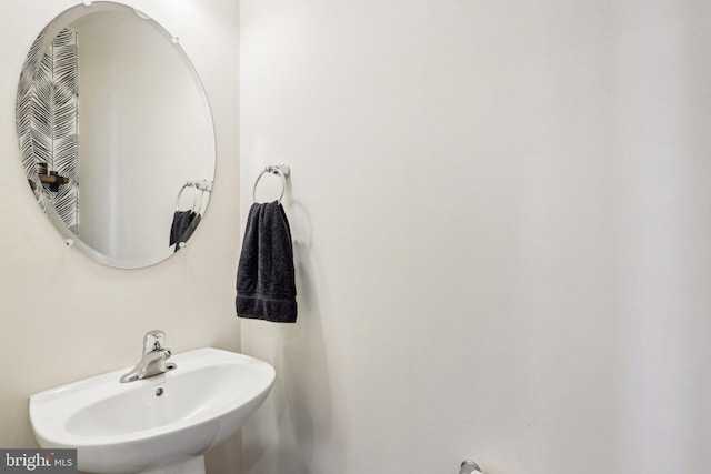 bathroom with a sink