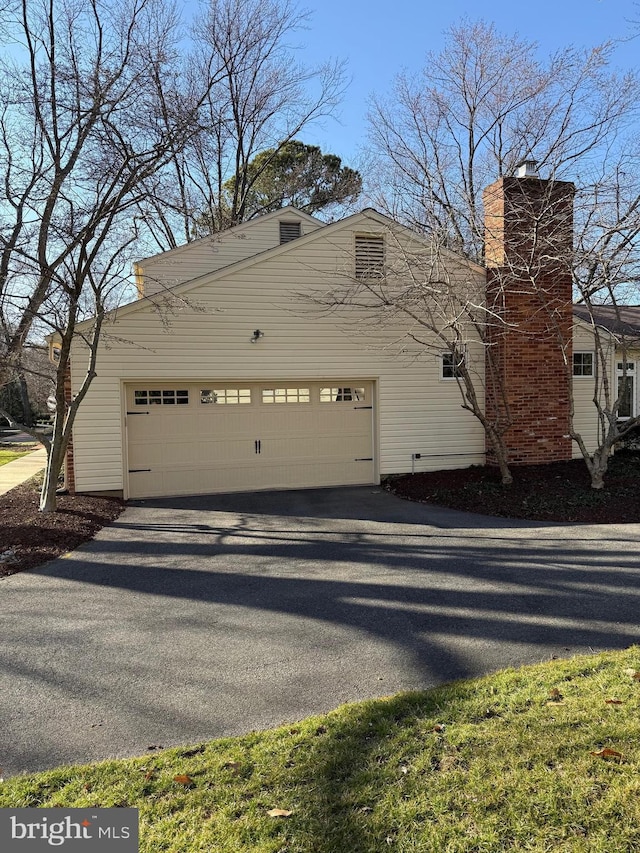 exterior space with driveway