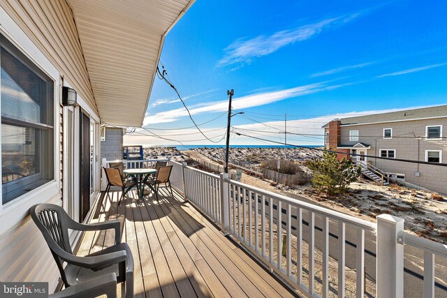 5909 Ocean Blvd, Long Beach Township, NJ 08008 - view of wooden terrace
