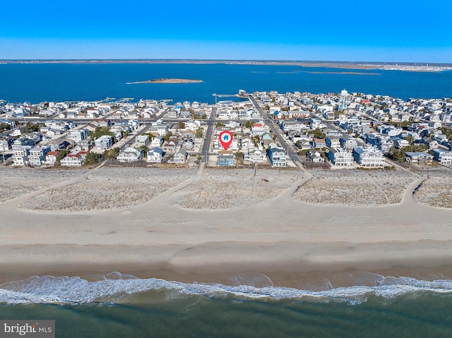 5909 Ocean Blvd, Long Beach Township, NJ 08008 - drone / aerial view with a residential view and a water view