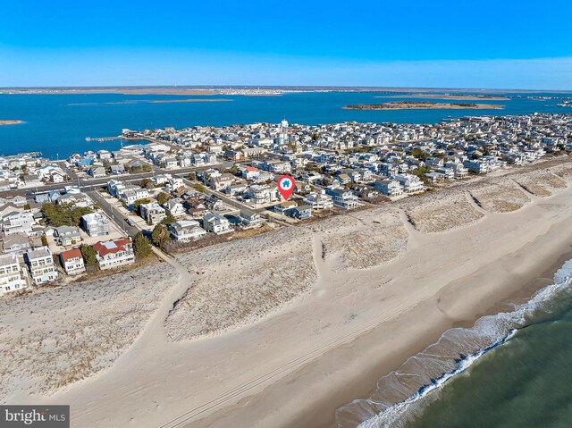 5909 Ocean Blvd, Long Beach Township, NJ 08008 - drone / aerial view featuring a residential view and a water view