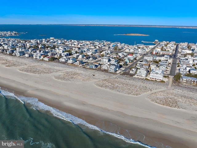 5909 Ocean Blvd, Long Beach Township, NJ 08008 - aerial view featuring a residential view, a water view, and a beach view