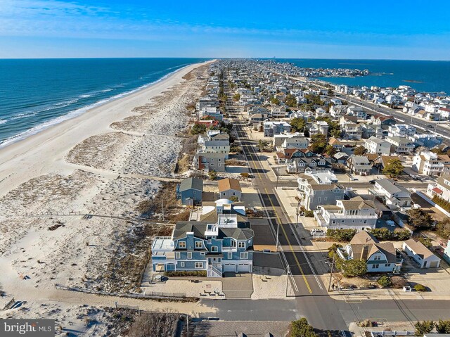 5909 Ocean Blvd, Long Beach Township, NJ 08008 - birds eye view of property with a view of the beach and a water view