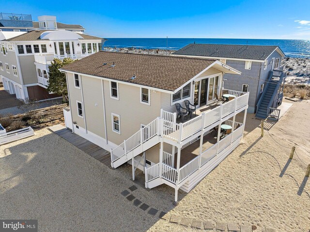 5909 Ocean Blvd, Long Beach Township, NJ 08008 - aerial view featuring a water view