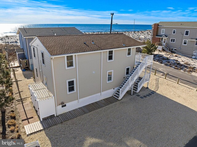 5909 Ocean Blvd, Long Beach Township, NJ 08008 - exterior space with a water view