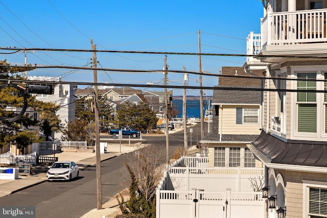 5909 Ocean Blvd, Long Beach Township, NJ 08008 - exterior space featuring a fenced front yard and a gate