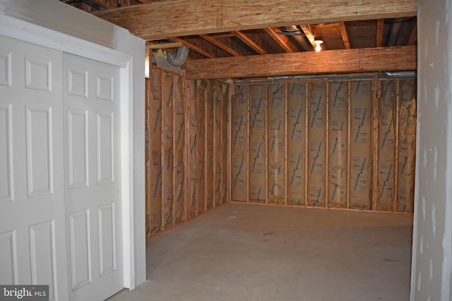 view of storage