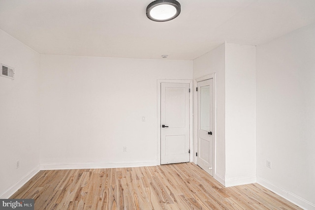 5126 N Sydenham St, Philadelphia, PA 19141 - spare room featuring light wood finished floors, baseboards, and visible vents
