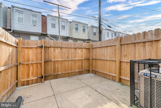 view of patio / terrace with fence