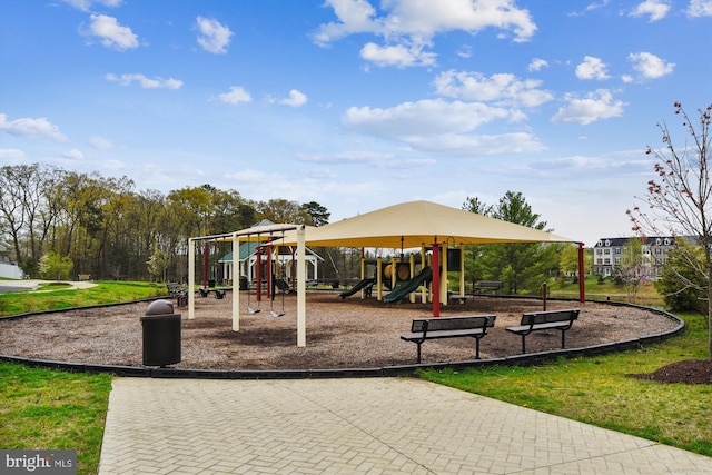 view of community playground