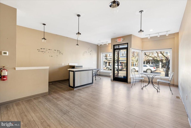 reception area featuring visible vents