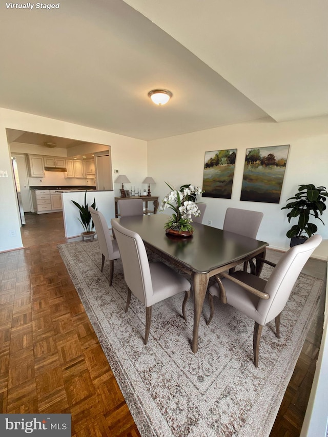 view of dining room