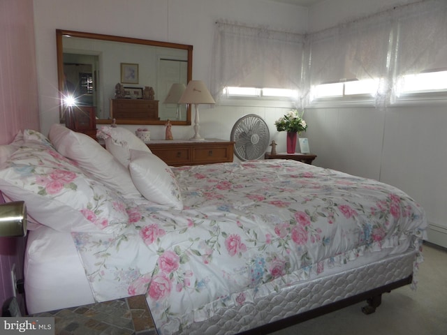 bedroom featuring carpet floors