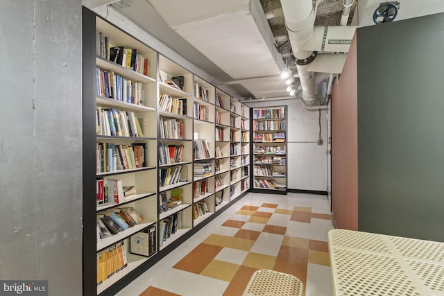 interior space featuring tile patterned floors