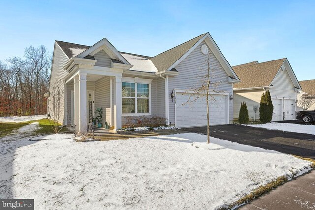3785 Dorchester Dr, Williamstown, NJ 08094 - ranch-style house featuring aphalt driveway and an attached garage