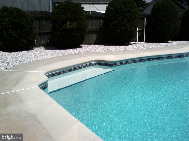 outdoor pool with fence