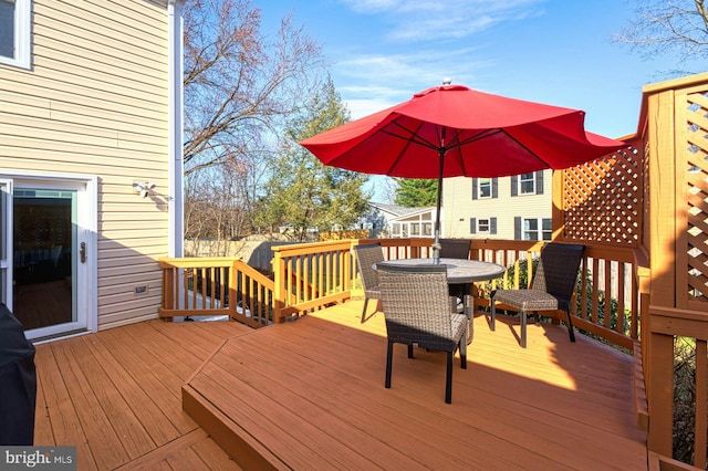 view of deck