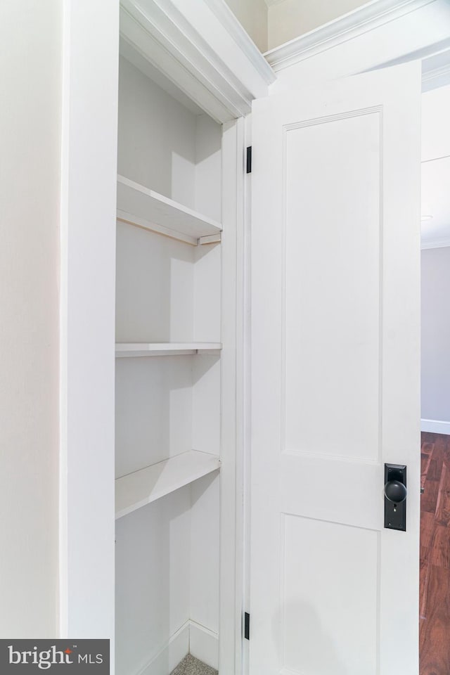 view of closet