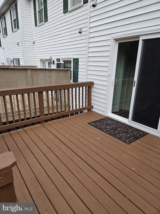 view of deck