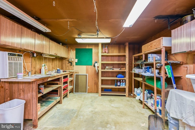 view of storage area