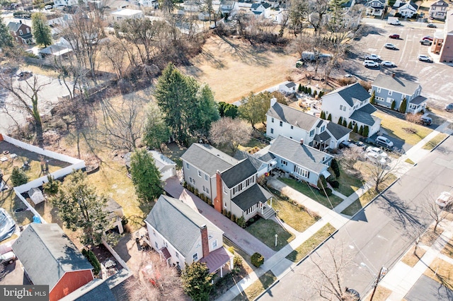 birds eye view of property featuring a residential view