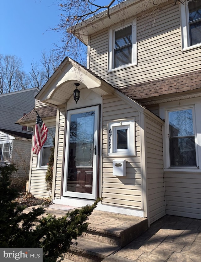 view of entrance to property