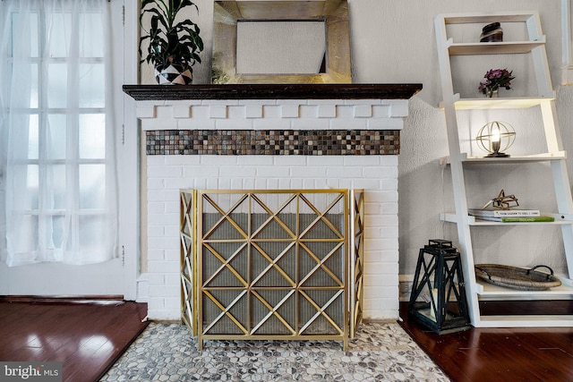 room details featuring wood finished floors