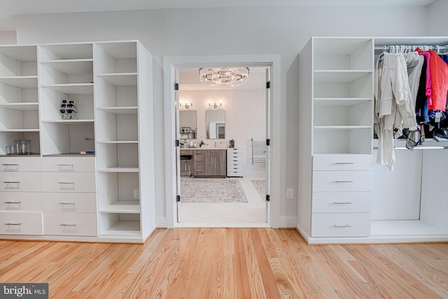 view of closet