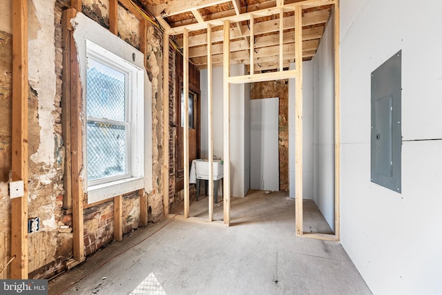 miscellaneous room featuring electric panel