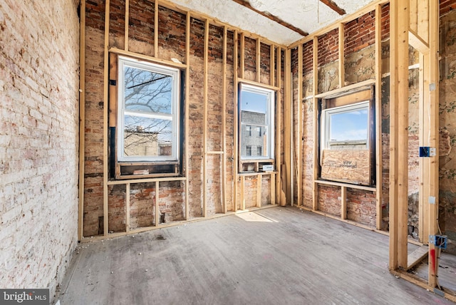 miscellaneous room with a wealth of natural light