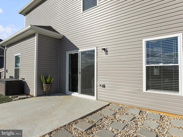 exterior space with a patio area