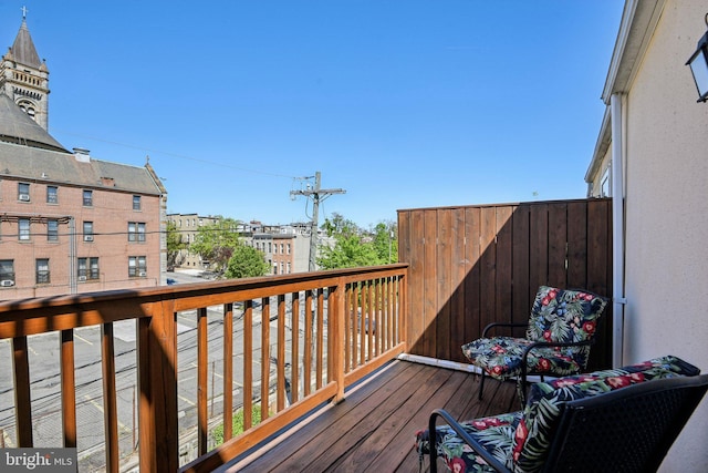 view of deck