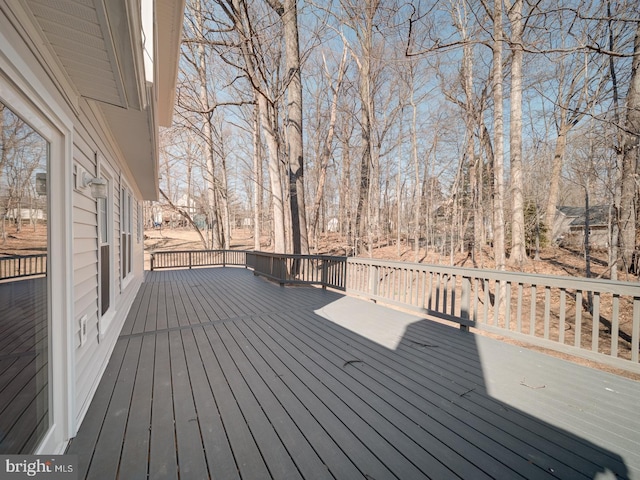 view of deck