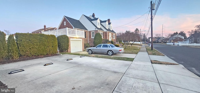 view of street featuring sidewalks