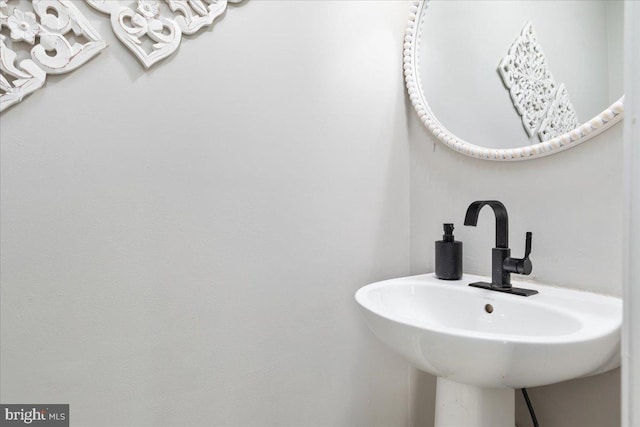 bathroom with a sink