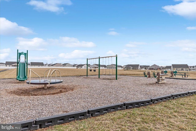 view of communal playground