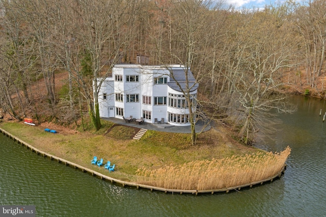 378 Forest Beach Rd, Annapolis, MD 21409 - view from above of property with a large body of water