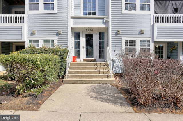 view of entrance to property